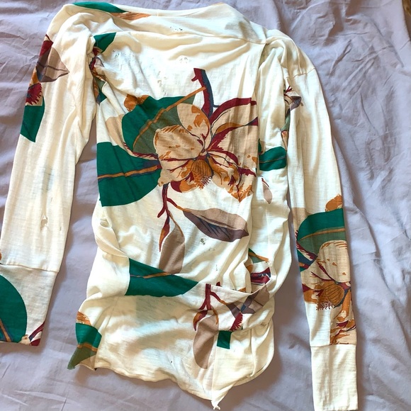 Vivienne Westwood Vintage 1990’s Rare Sample Top Wool Floral Runway Belt Scarf S - Picture 15 of 16